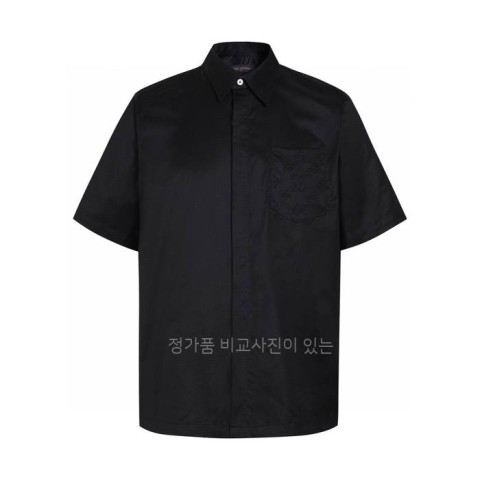 루*비통 모노그램 포켓 반팔 셔츠