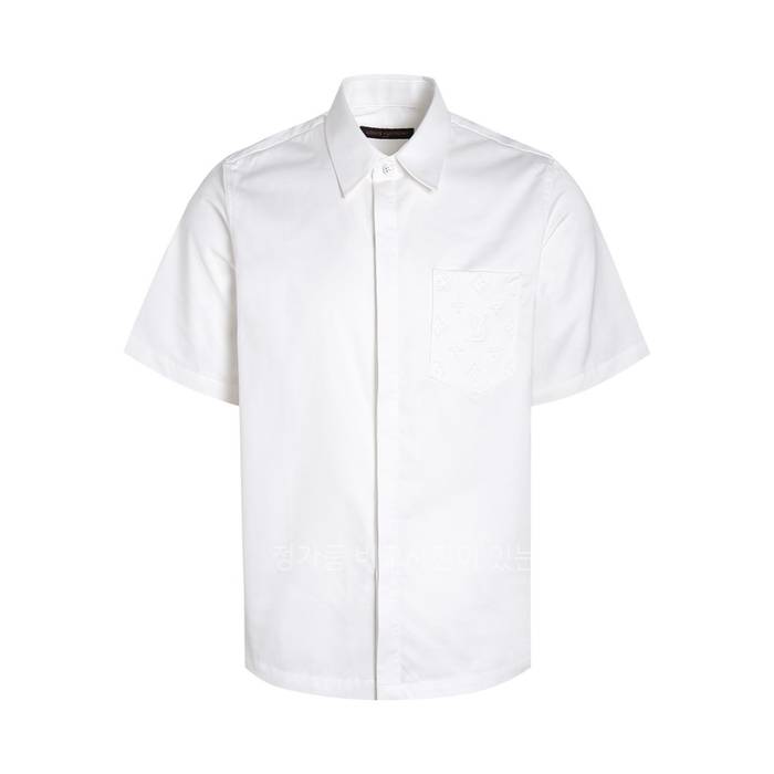 루*비통 모노그램 포켓 반팔 셔츠