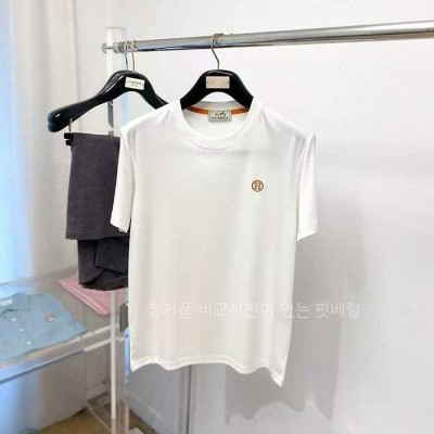 [국내배송] 에*메스 H 자수 반팔