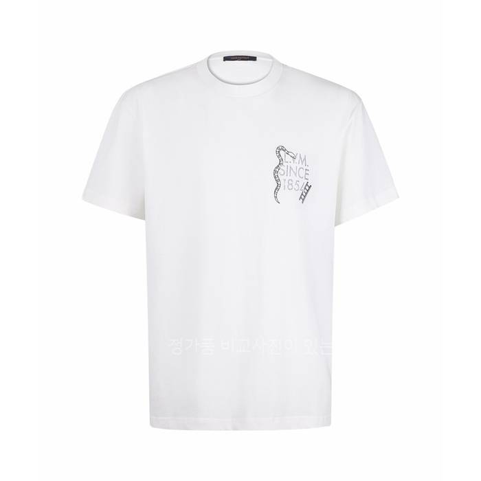 루*비통 프린티드 반팔티셔츠