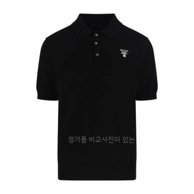 프*다 로고 폴로 니트 반팔