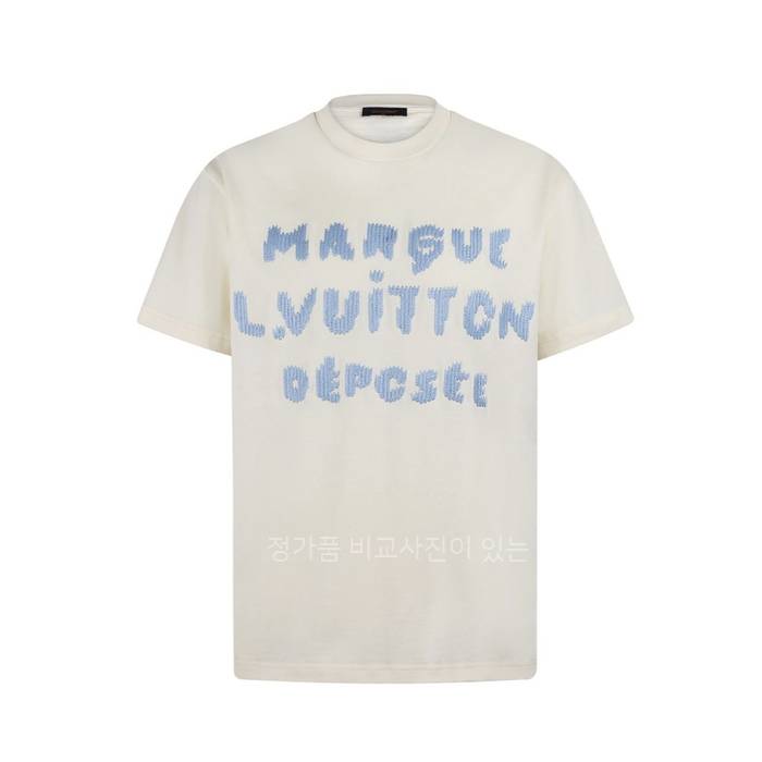 루*비통 엠브로이더드 시그니처 반팔티셔츠