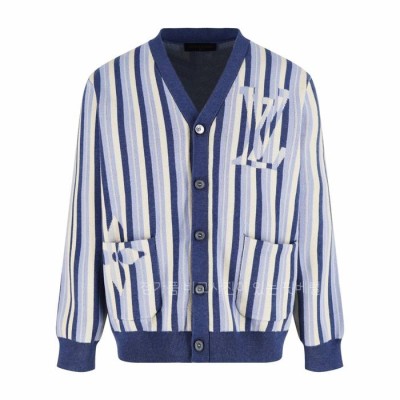 루*비통 스트라이프드 자카드 가디건