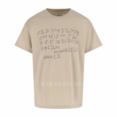 메*마르지엘라 넘버링 프린트 반팔티셔츠