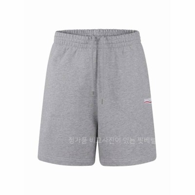 발*시아가 웨이브 로고 스웨트 쇼츠 반바지