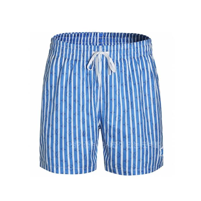 루*비통 모노그램 스트라이프드 스윔 쇼츠 반바지