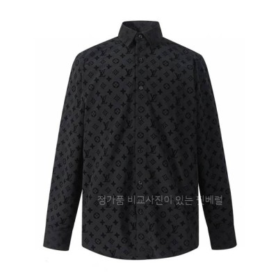 루*비통 모노그램 플록드 오버 셔츠