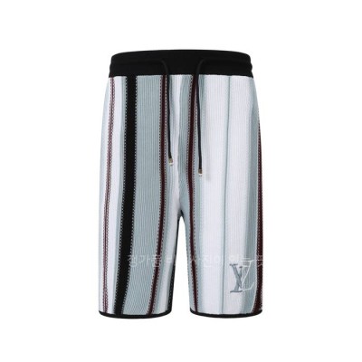 루*비통 스트라이프드 크로셰 쇼츠 반바지