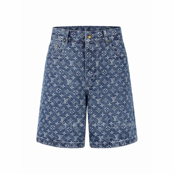 루*비통 모노그램 데님 쇼츠 반바지