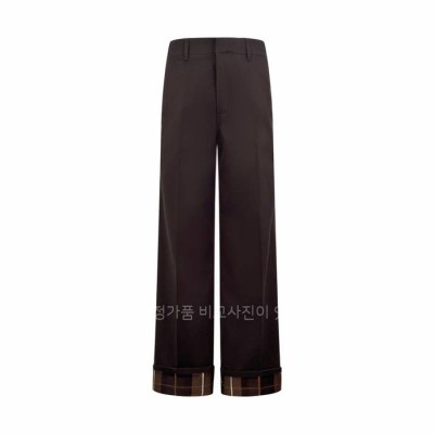 루*비통 테일러드 턴업 팬츠