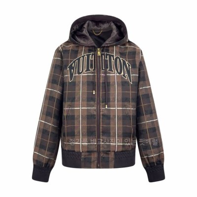 루*비통 테일러드 후디드 블루종 자켓