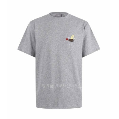 디* 홀스 자수 반팔티셔츠