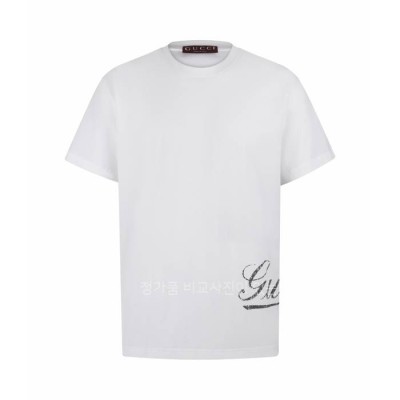 구* 프린트 반팔티셔츠