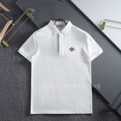 [국내배송] 에*메스  H레더패치로고 코튼카라티 (2color)