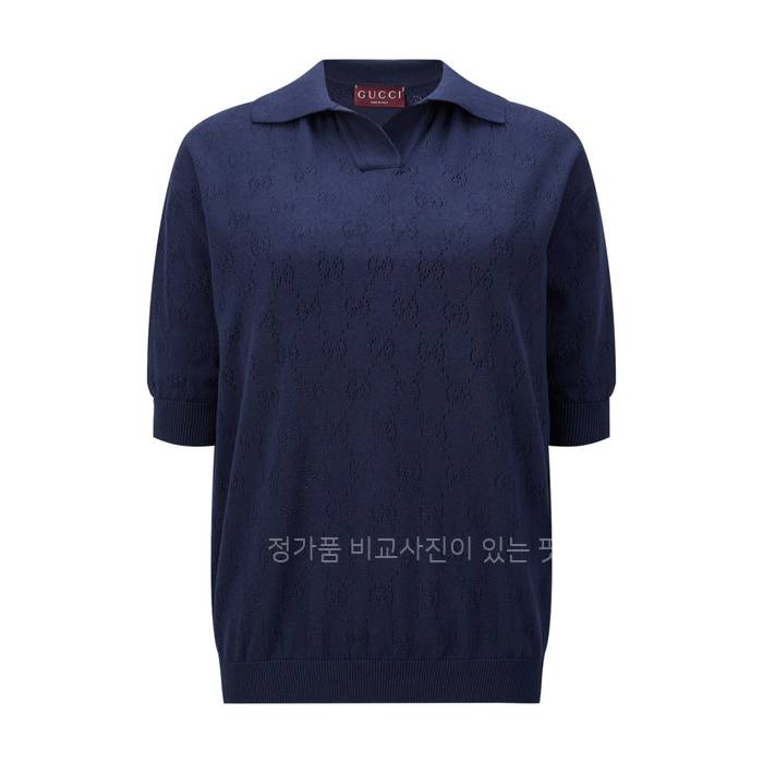 구* GG 폴로 니트 반팔 여성용
