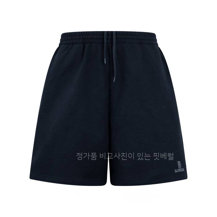 발*시아가 BB 자수 로고 스웨트 쇼츠 반바지