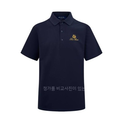 로*피아나 로고 폴로 반팔티셔츠