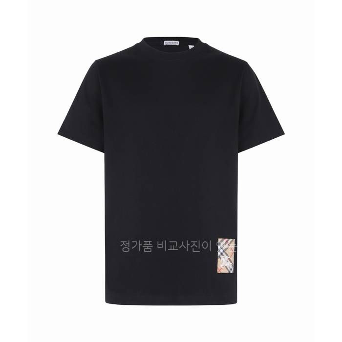 버*리 EKD 로고 패치 반팔티셔츠