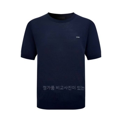 프*다 로고 니트 반팔