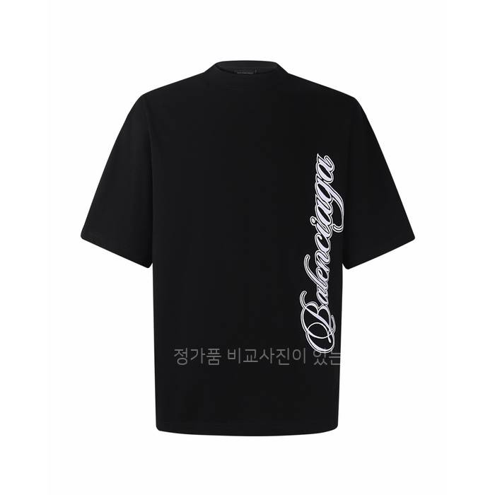 발*시아가 커시브 반팔티셔츠