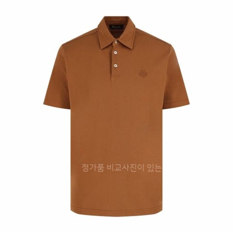 로*피아나 로고 폴로 반팔티셔츠