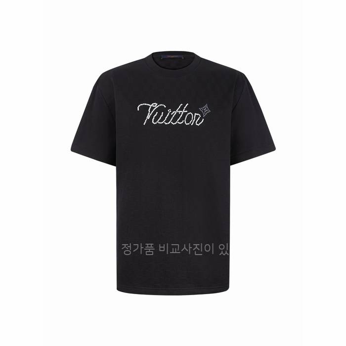 루*비통 시그니처 엠벨리시드 반팔티셔츠