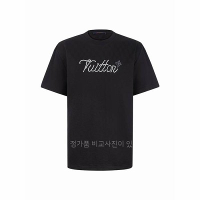 루*비통 시그니처 엠벨리시드 반팔티셔츠