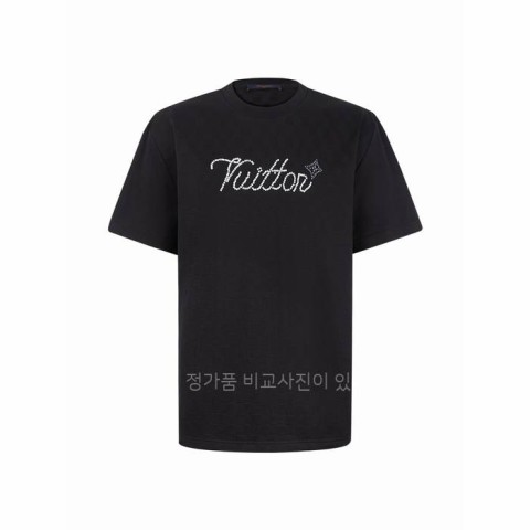 루*비통 시그니처 엠벨리시드 반팔티셔츠