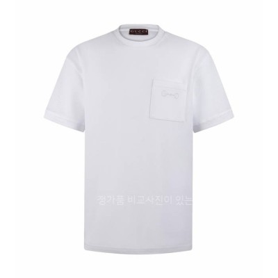 구* 자수 로고 반팔티셔츠