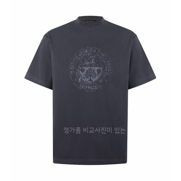 발*시아가 프린트 로고 반팔티셔츠