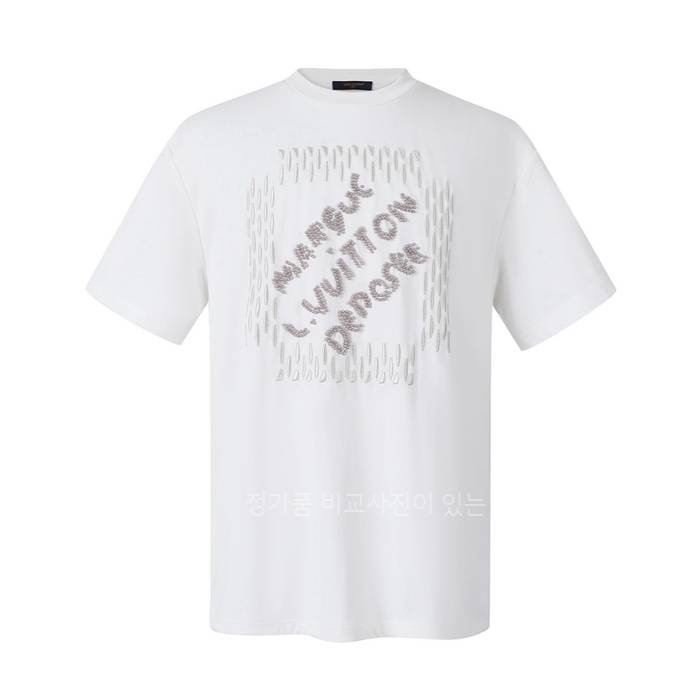 루*비통 엠브로이더드 시그니처 반팔티셔츠
