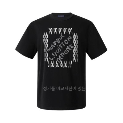 루*비통 엠브로이더드 시그니처 반팔티셔츠