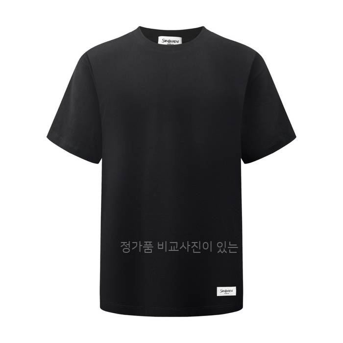 입*로랑 로고 반팔티셔츠
