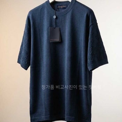 [국내배송] 루*비통 쇼트 슬리브드 코튼 크루넥 니트 웨어