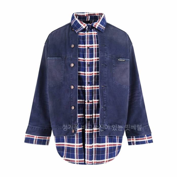 발*시아가 패치드 셔츠 자켓