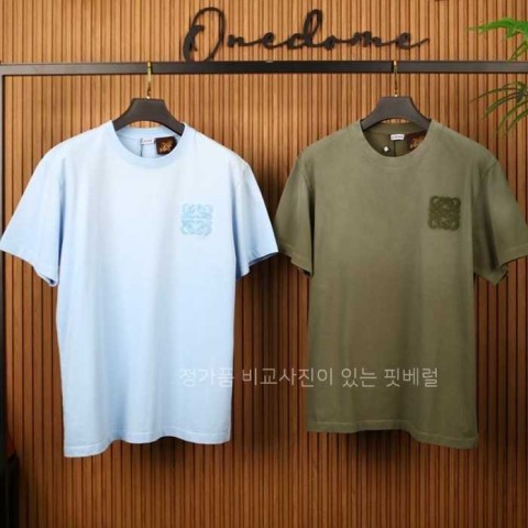 [국내배송] 로*베 자수 반팔티셔츠 (2color)