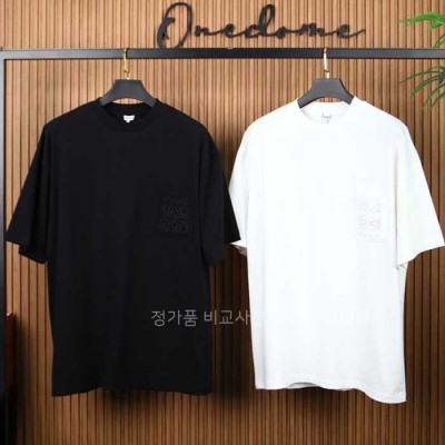[국내배송] 로*베 자수포켓 반팔티셔츠 (2color)
