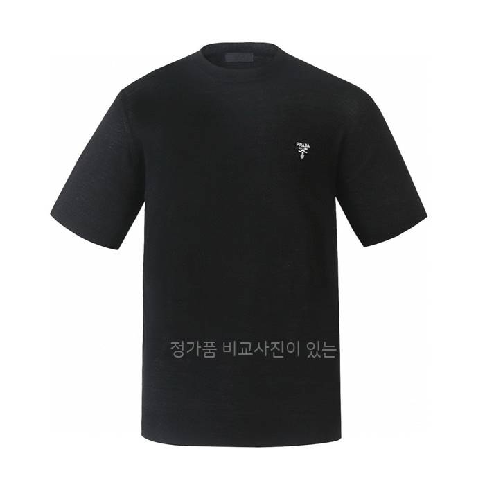프*다 로고 니트 반팔