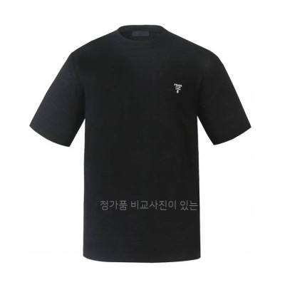 프*다 로고 니트 반팔