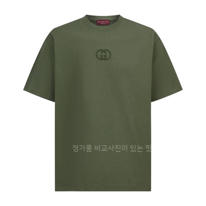 구* GG 자수 반팔티셔츠