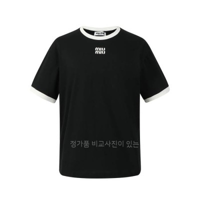 미*미우 로고 반팔티셔츠