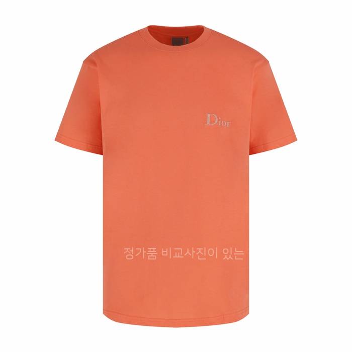 디* 자수 로고 반팔티셔츠