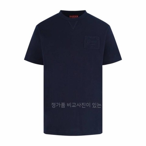 구* 피렌체 자수 코튼 저지 반팔티셔츠