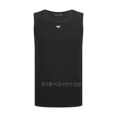 프*다 로고 와플 슬리브리스 티셔츠
