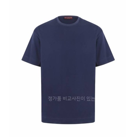구* 인터로킹 자수 반팔티셔츠