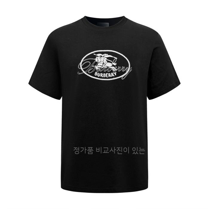 버*리 나이트 스탬프 코튼 반팔티셔츠