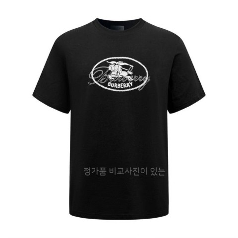 버*리 나이트 스탬프 코튼 반팔티셔츠