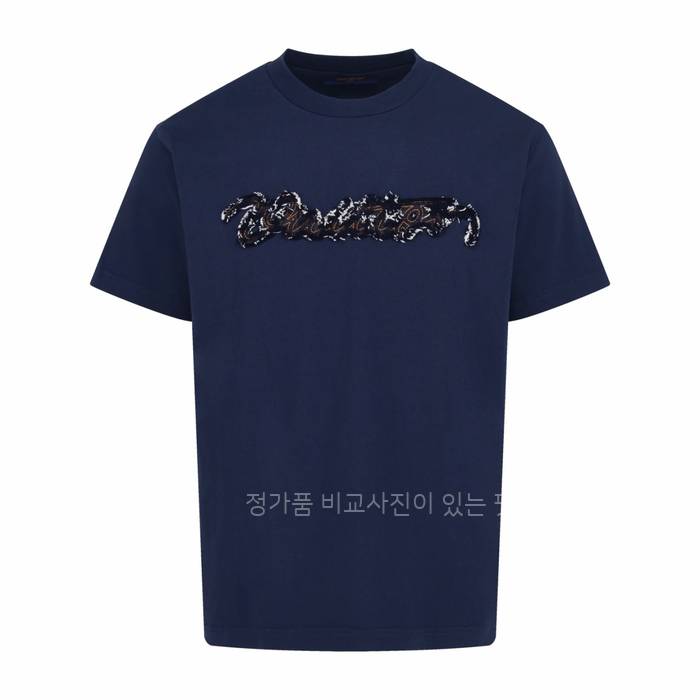루*비통 데님 시그니처 반팔티셔츠