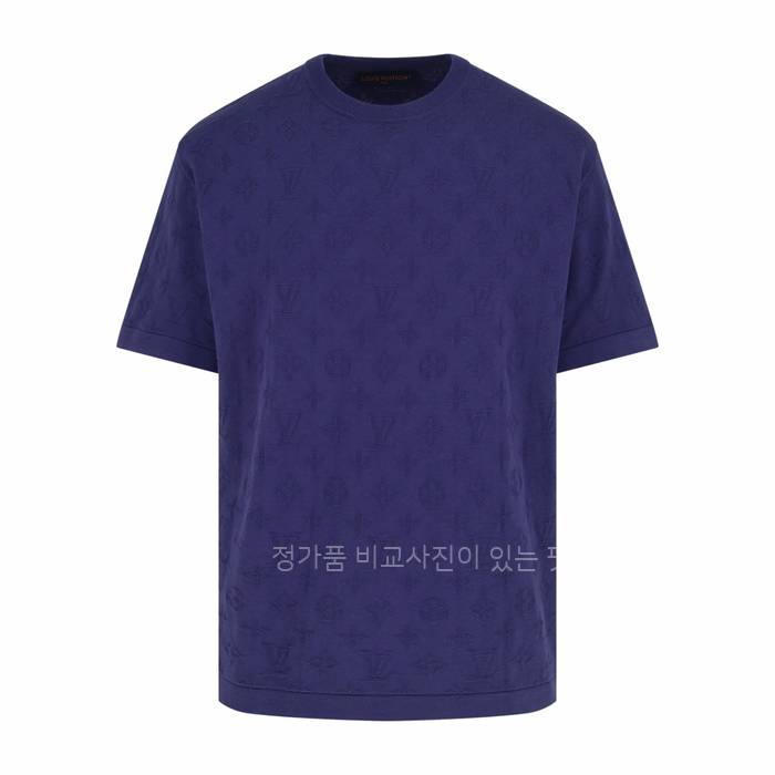 루*비통 모노그램 쇼트 슬리브드 크루넥 니트 반팔