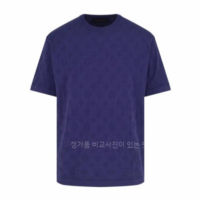 루*비통 모노그램 쇼트 슬리브드 크루넥 니트 반팔